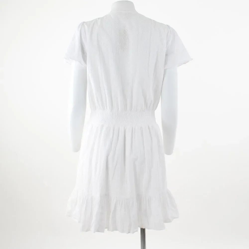 Michael Michael Kors Julia Eyelet Dress in White - Picture 3 of 5